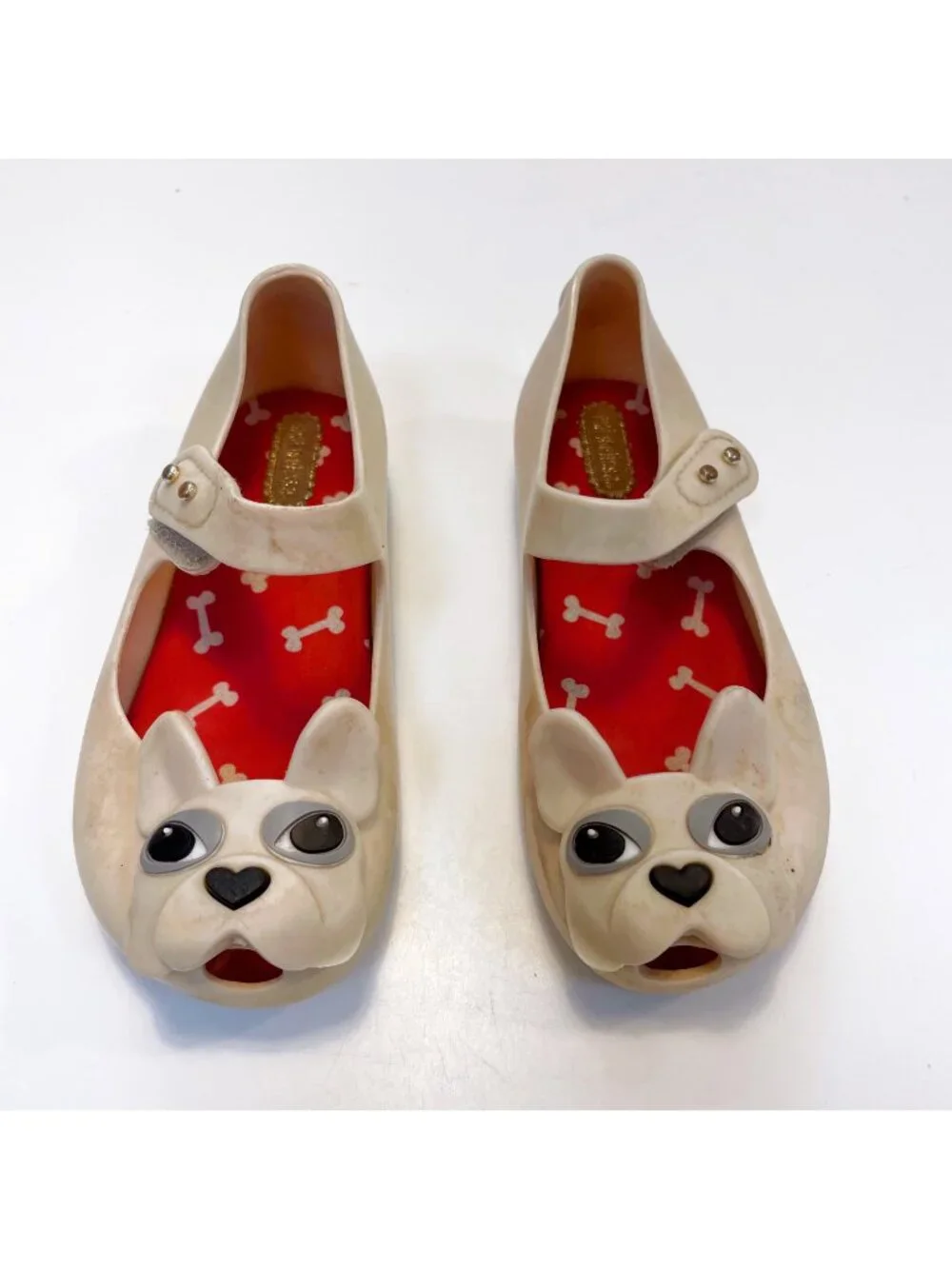 Mini Melissa Ultragirl French Bulldog Shoes, Size 9